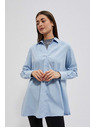 Moodo Светлосиня дамска риза Moodo