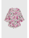 Moodo Дамска тениска с цветя Moodo