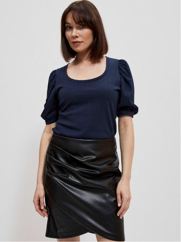 Moodo Тъмно синя дамска блуза Moodo