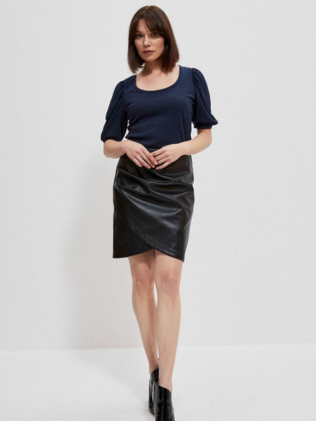 Moodo Тъмно синя дамска блуза Moodo