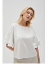 Moodo Дамска бяла тениска Moodo
