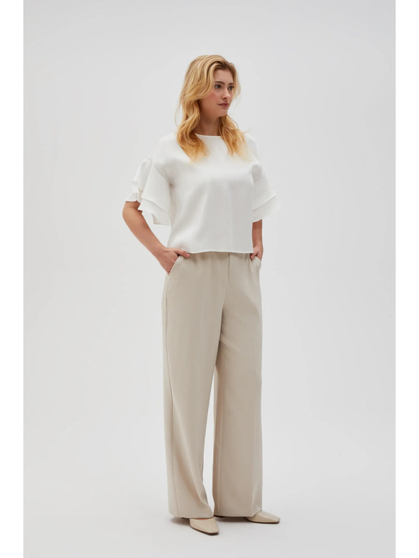 Moodo Дамска бяла тениска Moodo