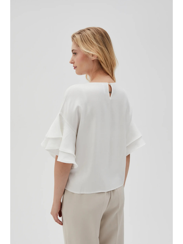 Moodo Дамска бяла тениска Moodo