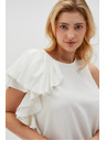Moodo Дамска бяла тениска Moodo