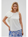 Moodo Дамска бяла тениска Moodo