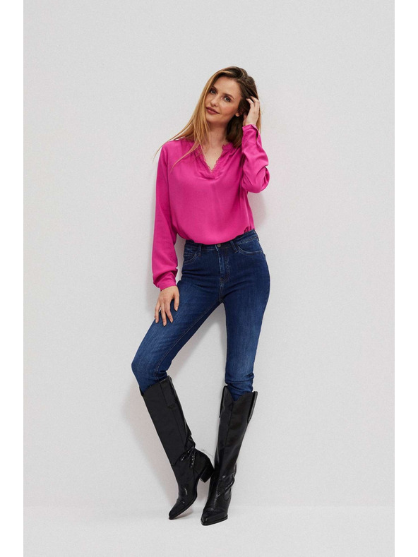 Moodo Розова дамска риза Moodo