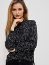 Moodo Черна дамска риза с шарка Moodo