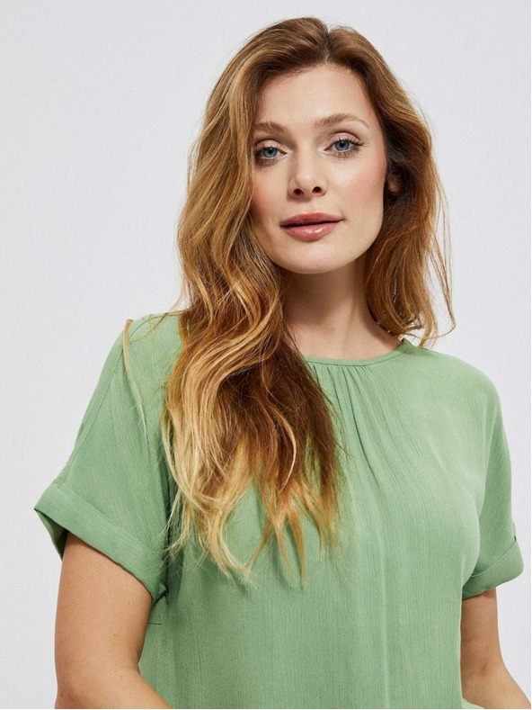 Moodo Зелена дамска блуза Moodo