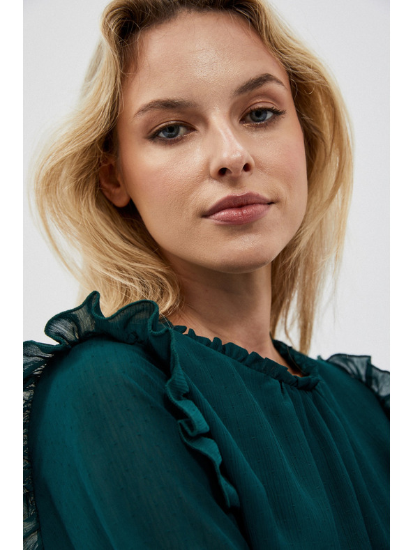 Moodo Зелена дамска блуза Moodo