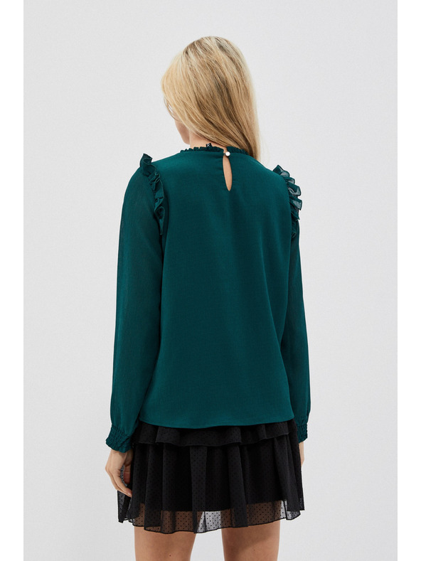Moodo Зелена дамска блуза Moodo