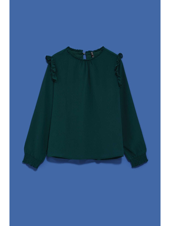 Moodo Зелена дамска блуза Moodo