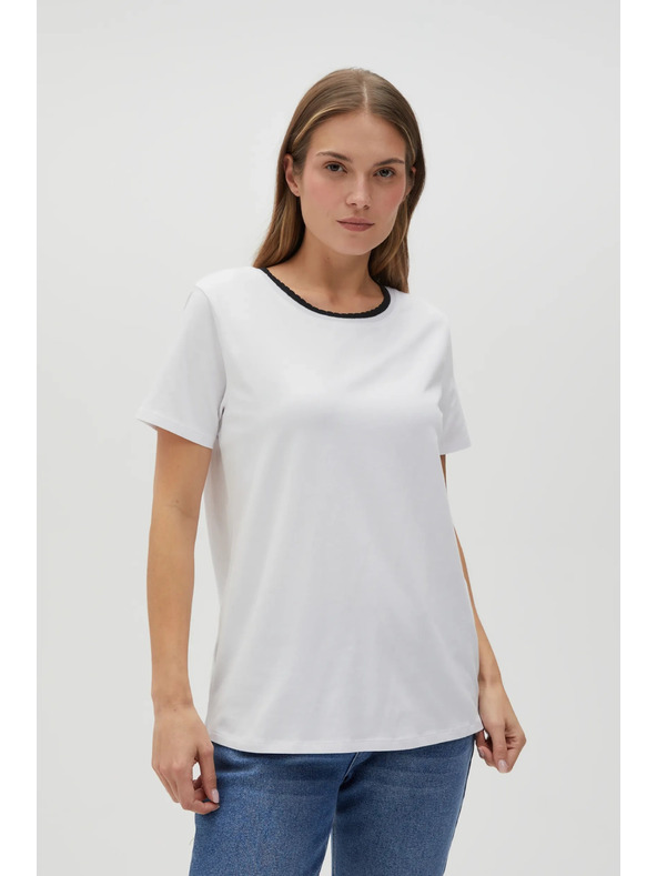 Moodo Дамска бяла тениска Moodo