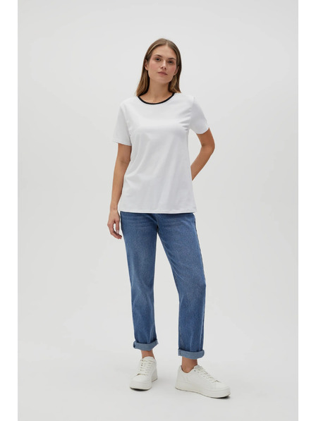 Moodo Дамска бяла тениска Moodo