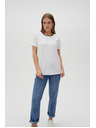 Moodo Дамска бяла тениска Moodo