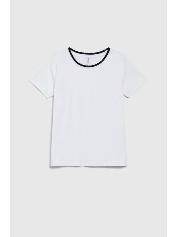 Moodo Дамска бяла тениска Moodo