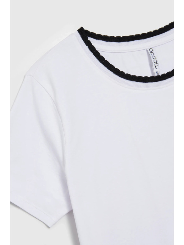 Moodo Дамска бяла тениска Moodo