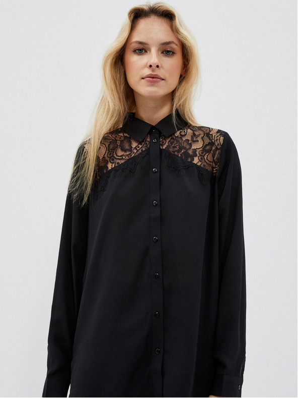 Moodo Черна дамска риза Moodo
