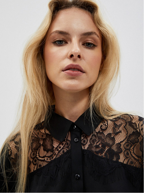 Moodo Черна дамска риза Moodo