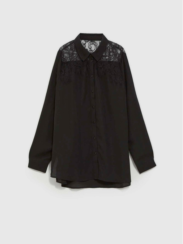 Moodo Черна дамска риза Moodo