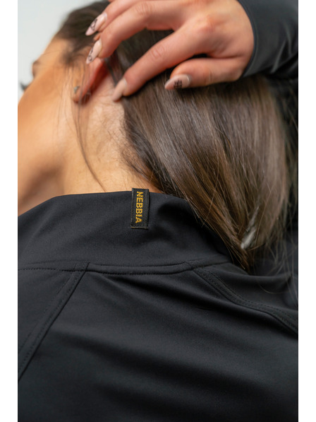 Nebbia NEBBIA INTENSE Warm-Up дамски суитшърт с цип 833 Gold Nebbia