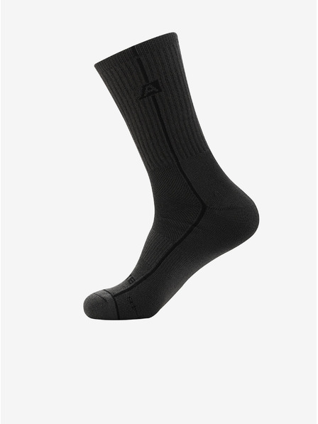 ALPINE PRO Унисекс чорапи с антибактериална обработка ALPINE PRO BANFF 2 сив