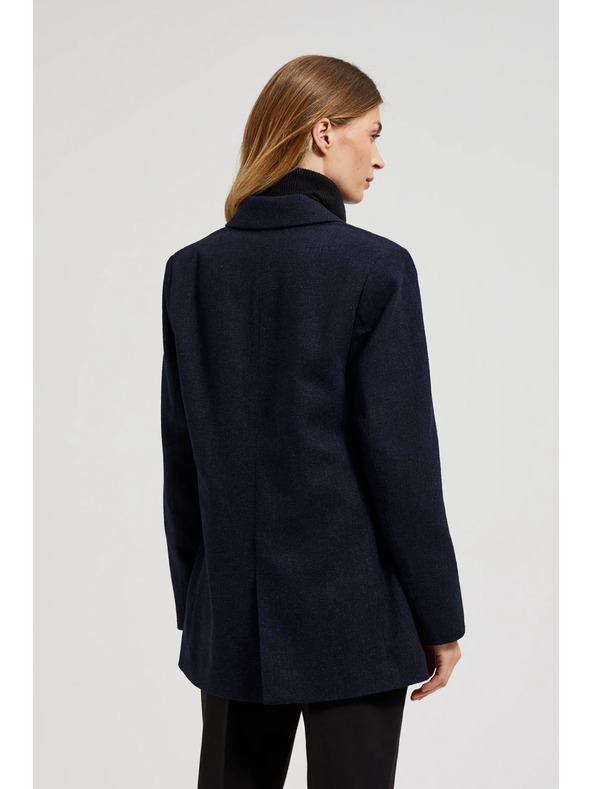 Moodo Тъмносиньо дамско яке Moodo