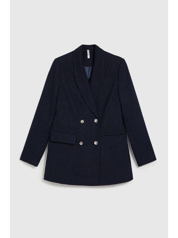 Moodo Тъмносиньо дамско яке Moodo