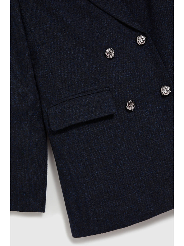 Moodo Тъмносиньо дамско яке Moodo