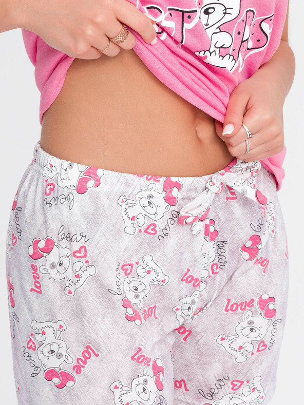 Edoti Дамска пижама 350ULR - розова EDOTI