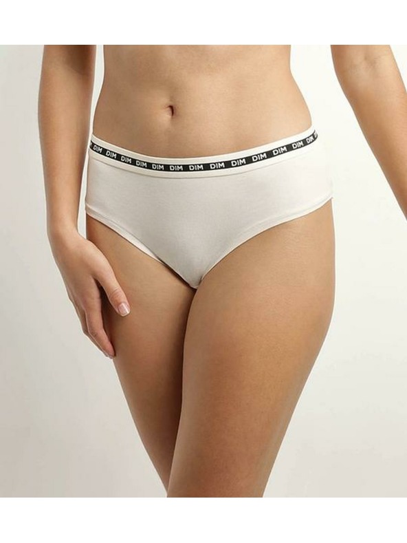 DIM Дамски бикини - бял цвят