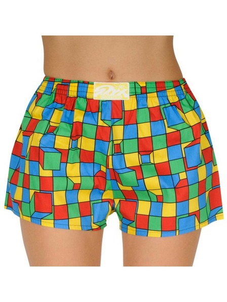 Styx Дамски къси панталони Styx art classic rubber plaid
