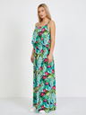 numoco Зелена шарена макси рокля Numoco