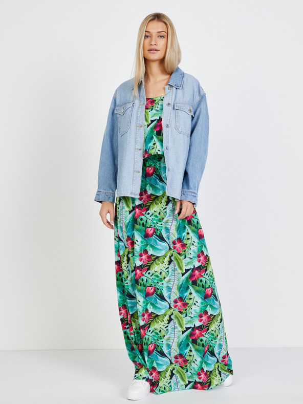 numoco Зелена шарена макси рокля Numoco