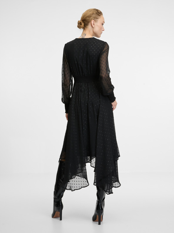 Orsay Черна дамска миди рокля ORSAY