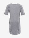 ALPINE PRO Alpine Pro сива дамска памучна рокля MOLEDA