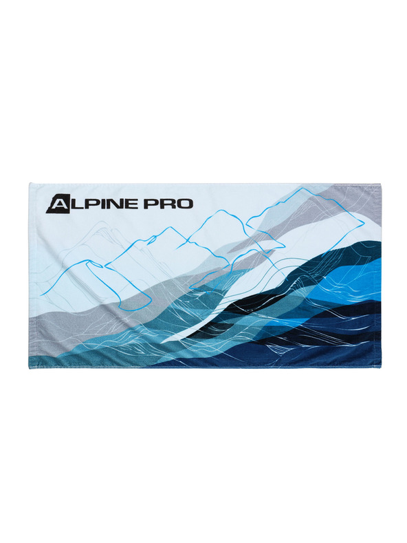 ALPINE PRO Памучна кърпа ALPINE PRO OMARO бяла