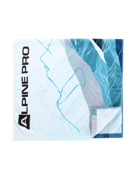 ALPINE PRO Памучна кърпа ALPINE PRO OMARO бяла