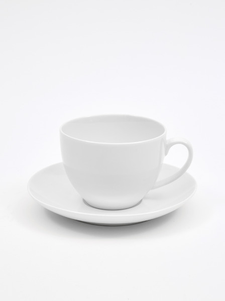 Maxwell & Williams Бяла порцеланова чаша и чинийка за еспресо Maxwell & Williams