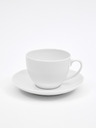 Maxwell & Williams Бяла порцеланова чаша и чинийка за еспресо Maxwell & Williams