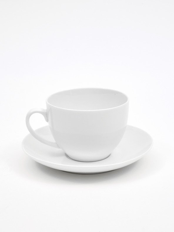 Maxwell & Williams Бяла порцеланова чаша и чинийка за еспресо Maxwell & Williams