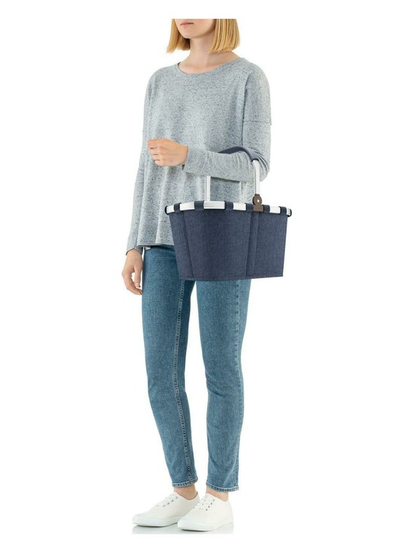 Reisenthel Чанта Reisenthel Carrybag Herringbone Dark Blue