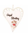 Casa de Engel Дървено висящо сърце с надпис (CZ), 0/50