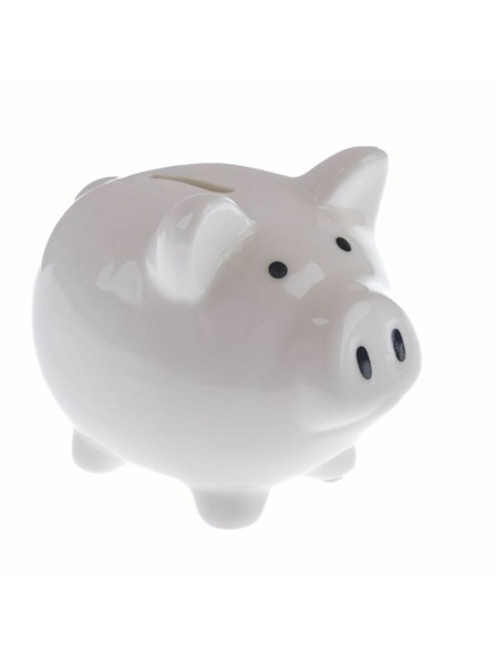 Casa de Engel Керамична касичка - прасенце, бяла, 1/48