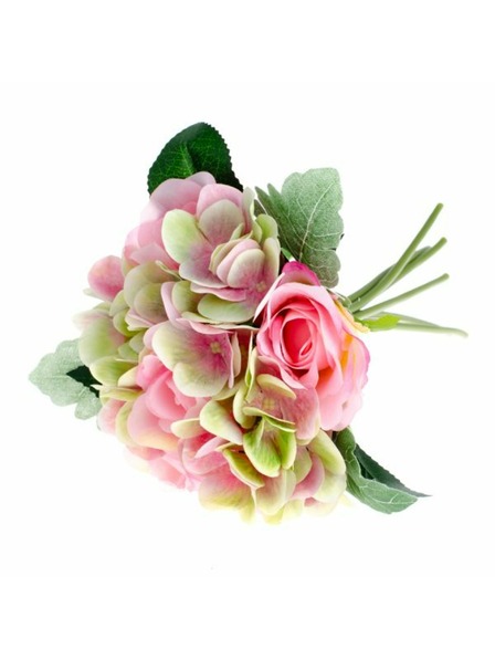 Casa de Engel Изкуствен букет рози и хортензии, 20/120