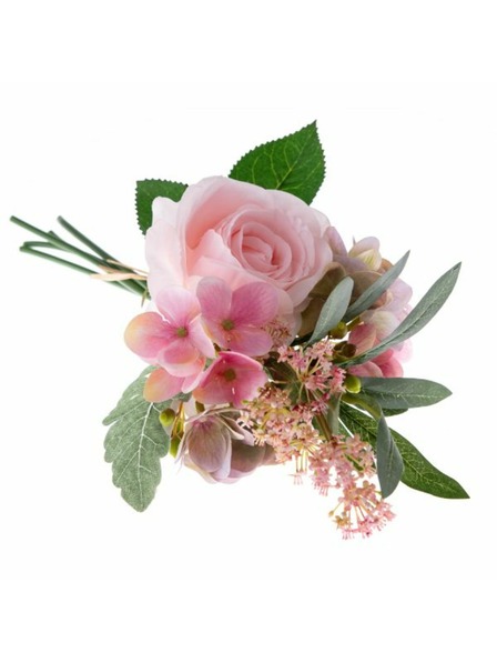 Casa de Engel Изкуствен букет от хортензии и маслинови листа, 24/144