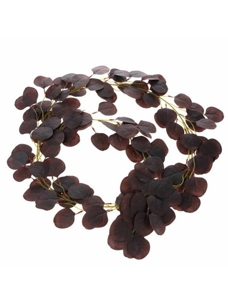 Casa de Engel Изкуствена гирлянда - евкалипт, бордо, 0/200