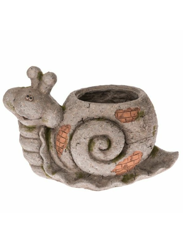 Casa de Engel Керамичен капак за саксия - охлюв, 0/4