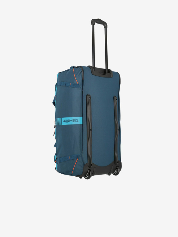 Travelite Пътническа чанта Travelite Basic Active trolley travel bag - петролено зелена