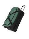 Travelite Travelite Basics Wheeled Duffle експ. Черно/зелено