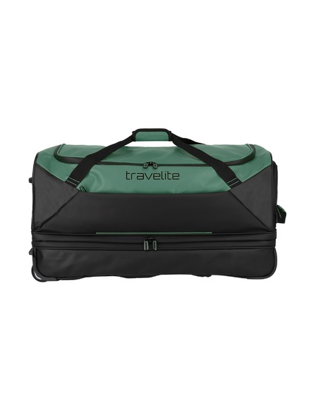 Travelite Travelite Basics Wheeled Duffle експ. Черно/зелено